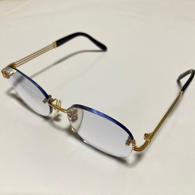 LANCETTI K18 メガネ 18金無垢 眼鏡 ランチェッティ パリミキ の通販