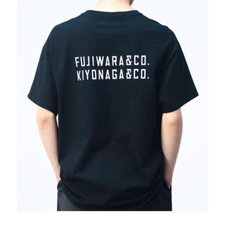 フラグメント(FRAGMENT)のFUJIWARA&CO. BACK DOUBLE LOGO TEE L(Tシャツ/カットソー(半袖/袖なし))