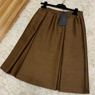 ボッテガヴェネタ(BOTTEGA VENETA)のボッテガヴェネタ　ギャザースカート　新品同様(ひざ丈スカート)