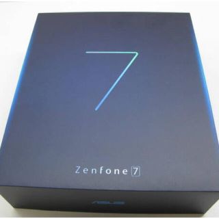 ゼンフォン(ZenFone)の新品未使用 ZenFone7 オーロラブラック(スマートフォン本体)