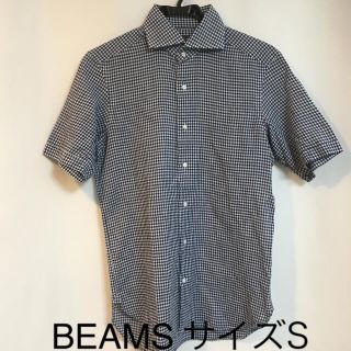 ビームス(BEAMS)の★美品★ BEAMSビームス　半袖シャツ　チェック柄　サイズS(シャツ)