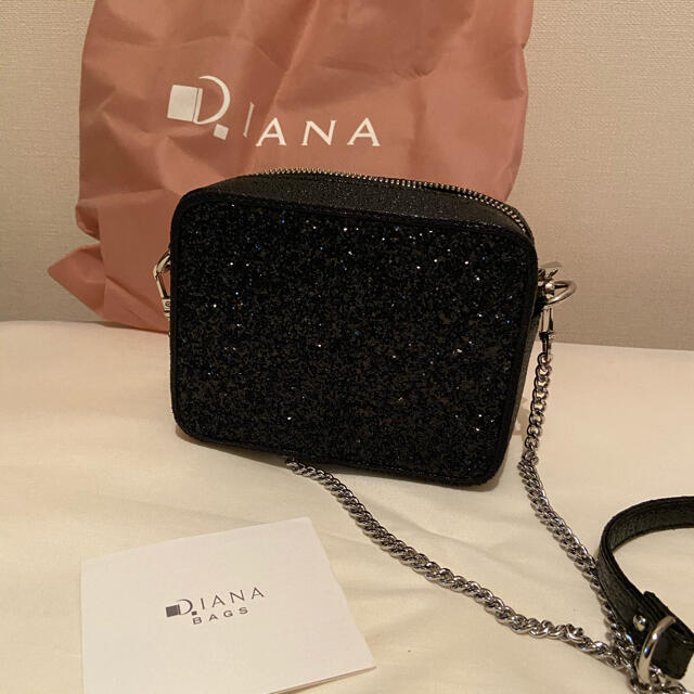 【極美品✨】DIANA レザー　黒　冠婚葬祭に　22cm