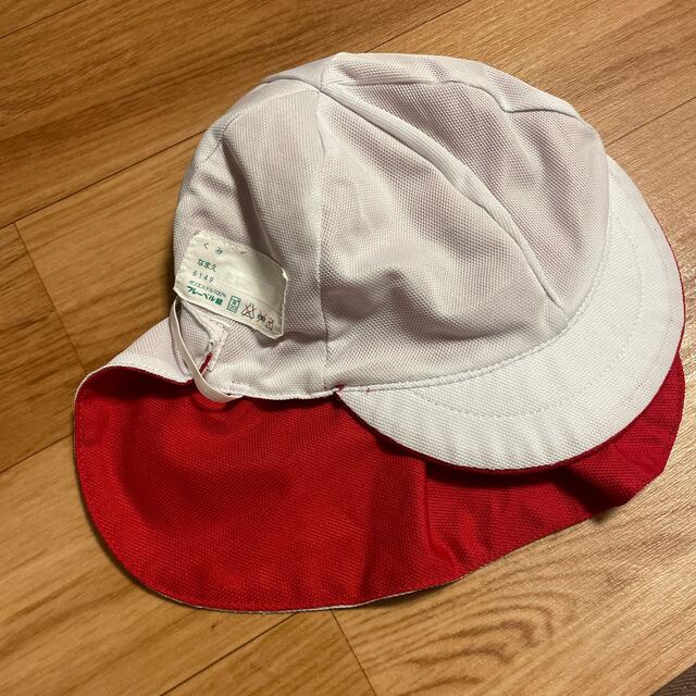 フレーベル館　赤白帽　 キッズ/ベビー/マタニティのこども用ファッション小物(帽子)の商品写真
