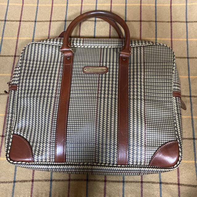 美品/Felisi BAG 1993/4 黒/赤ブリーフケースA4サイズ収納可