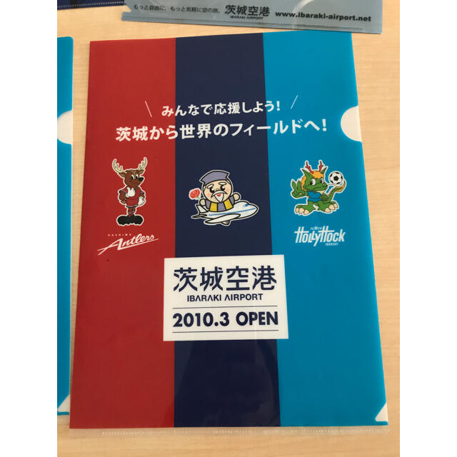 クリアファイル　  茨城空港 5枚 エンタメ/ホビーのコレクション(その他)の商品写真