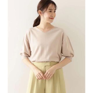 ナチュラルビューティーベーシック(NATURAL BEAUTY BASIC)のNATURAL BEAUTY BASIC サマー ニット(Tシャツ(半袖/袖なし))