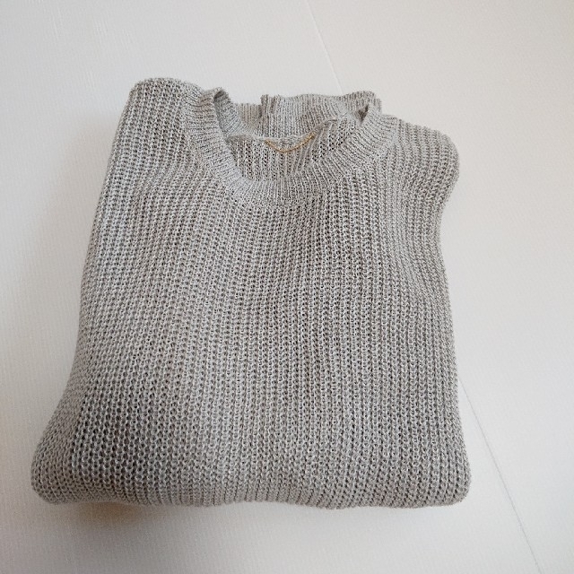 L'Appartement DEUXIEME CLASSE(アパルトモンドゥーズィエムクラス)のL'Appartement  Linen Boys Knit レディースのトップス(ニット/セーター)の商品写真