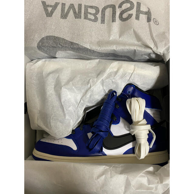 NIKE(ナイキ)のNIKE DUNK HI×AMBUSH アンブッシュ DEEP ROYAL 27 メンズの靴/シューズ(スニーカー)の商品写真