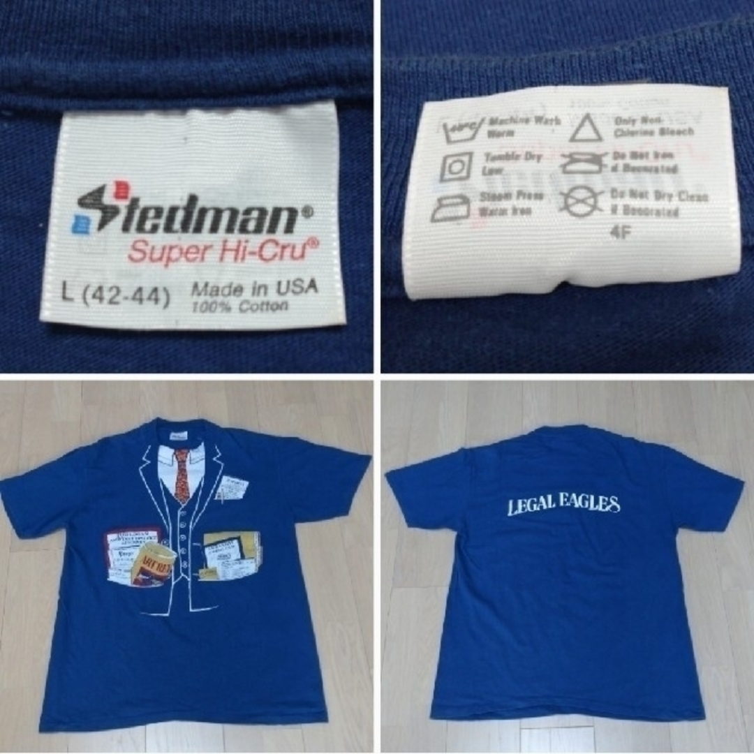 SHIPS(シップス)の値下❗★希少80S『made in USA』Stedmanパウエルヴィンテージ メンズのトップス(Tシャツ/カットソー(半袖/袖なし))の商品写真