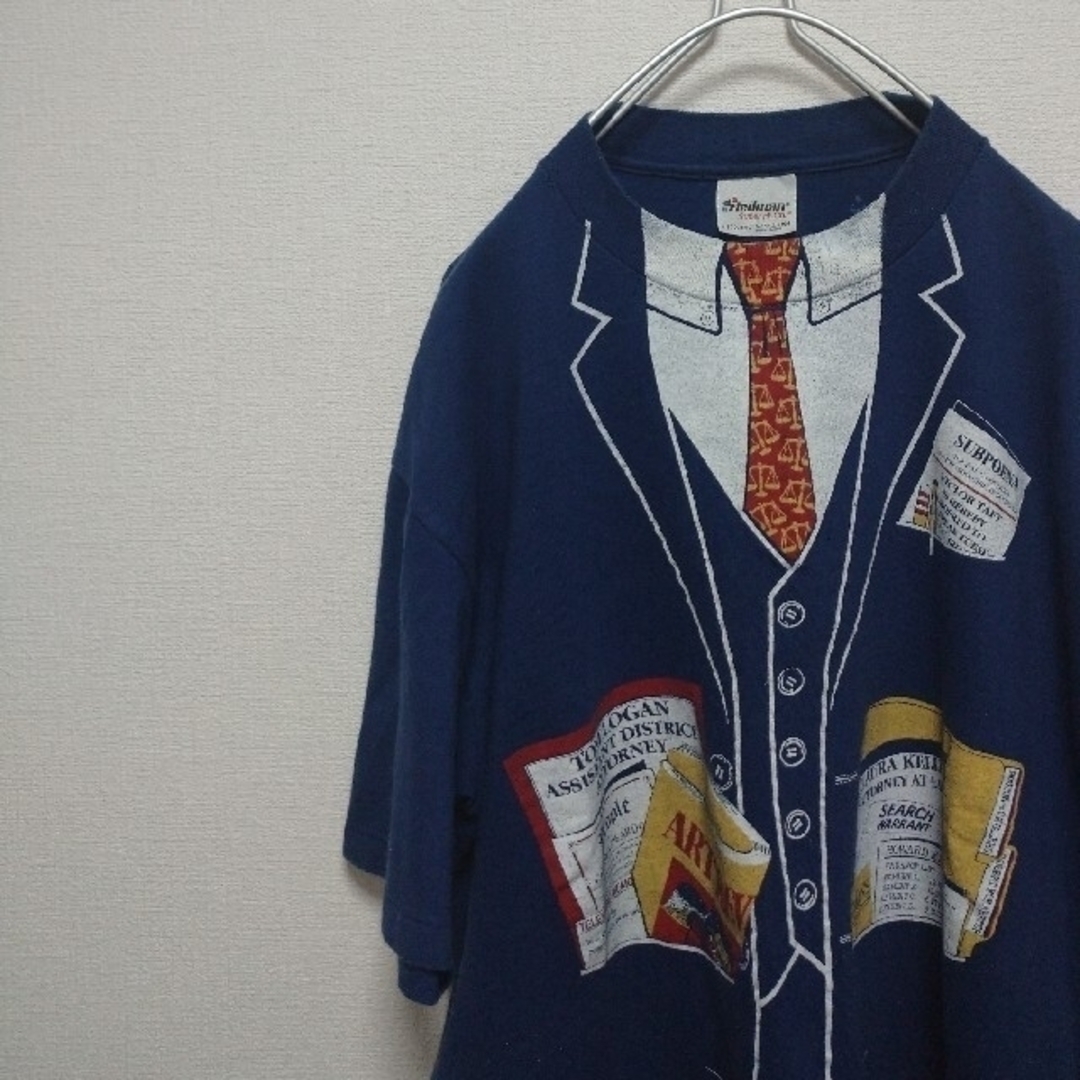 SHIPS(シップス)の値下❗★希少80S『made in USA』Stedmanパウエルヴィンテージ メンズのトップス(Tシャツ/カットソー(半袖/袖なし))の商品写真