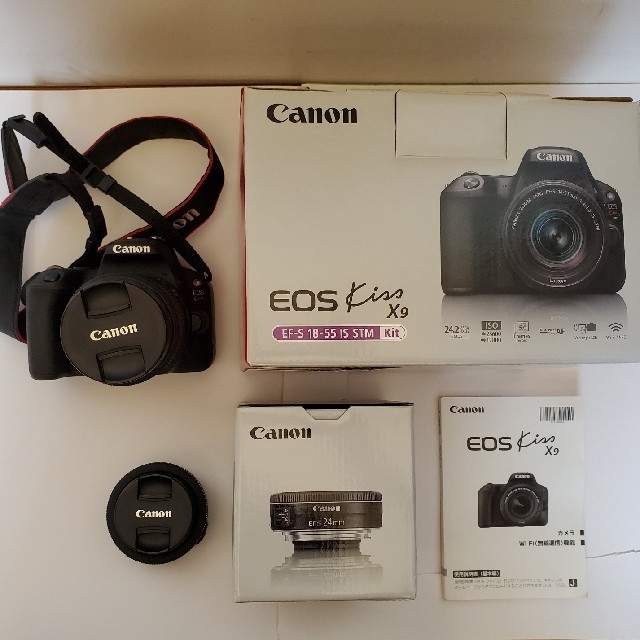 Canon(キヤノン)のCanon　キャノン　EOS　Kiss x9 一眼レフ　カメラ スマホ/家電/カメラのカメラ(デジタル一眼)の商品写真