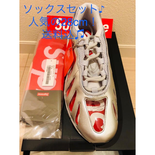 Supreme NIKE air max 96 及び Crew Socks