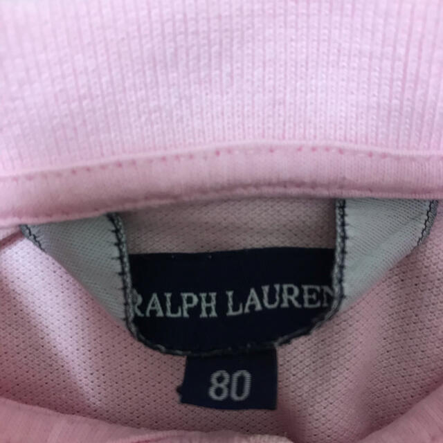 POLO RALPH LAUREN(ポロラルフローレン)の※週末値下げ　ポロラルフローレン ポロシャツ80センチ キッズ/ベビー/マタニティのベビー服(~85cm)(Ｔシャツ)の商品写真