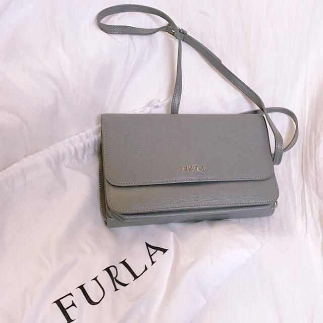Furla(フルラ)のFURLA 2way ショルダーバッグ グレー メンズのバッグ(ショルダーバッグ)の商品写真