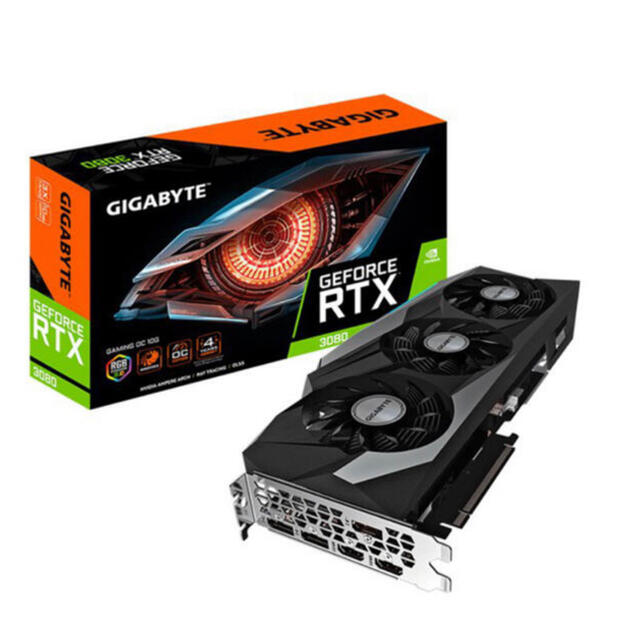 メーカー再生品】 GIGABYTE OC-10GD GV-N3080GAMING RTX3080 PCパーツ