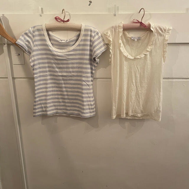 agnes b.(アニエスベー)の& agnes cardigan. レディースのトップス(Tシャツ(半袖/袖なし))の商品写真