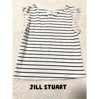 ジルスチュアート(JILLSTUART)のジルシチュアート　ボーダーリブトップス(カットソー(半袖/袖なし))