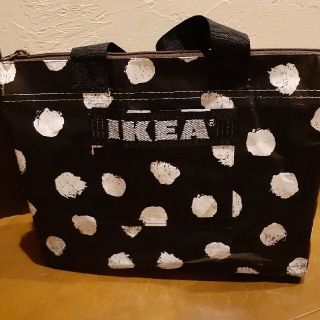 イケア(IKEA)のお値下げシューズバッグIKEAファスナー付きドットリメイク(その他)