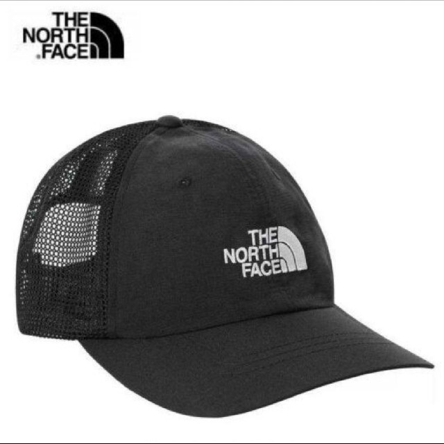 THE NORTH FACE(ザノースフェイス)の新品 ノースフェイス ホライズン メッシュキャップ ブラック メンズの帽子(キャップ)の商品写真