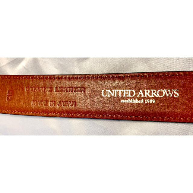 United Arrows  Genuine Leather 黒ベルト