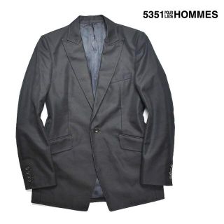 ゴーサンゴーイチプールオム(5351 POUR LES HOMMES)の5351 POUR LES HOMMES 1Bテーラードジャケット 黒 4(テーラードジャケット)