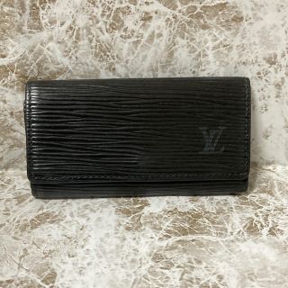 ルイヴィトン(LOUIS VUITTON)のルイヴィトン LOUISVUITTON  4連　キーケース　黒　エピ(キーケース)