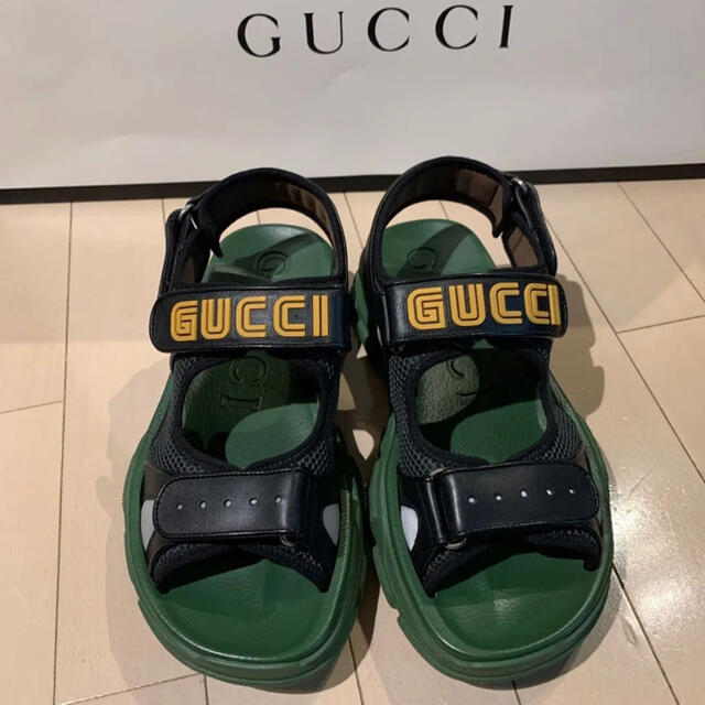 Gucci(グッチ)のGUCCI未使用フラッシュトレックサンダル　26.5cm メンズの靴/シューズ(サンダル)の商品写真