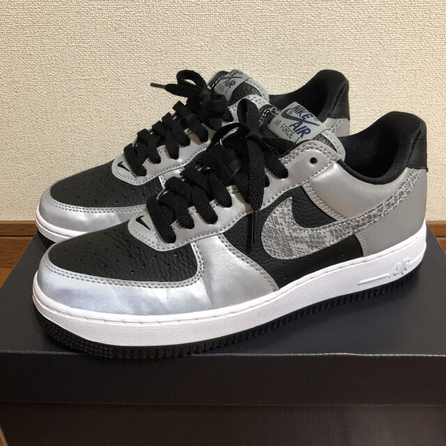 NIKE ナイキ Air Force 1 エアフォース1 シルバースネーク 黒蛇