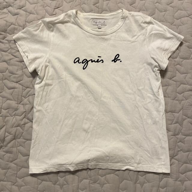 agnes b.(アニエスベー)のアニエスベー  ロゴ 白 Tシャツ  レディースのトップス(Tシャツ(半袖/袖なし))の商品写真