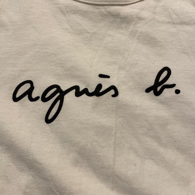 agnes b.(アニエスベー)のアニエスベー  ロゴ 白 Tシャツ  レディースのトップス(Tシャツ(半袖/袖なし))の商品写真