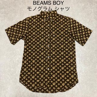 ビームスボーイ(BEAMS BOY)のBEAMS BOY ビームス ボーイ モノグラム 半袖 シャツ ボーイズ サイズ(シャツ/ブラウス(半袖/袖なし))