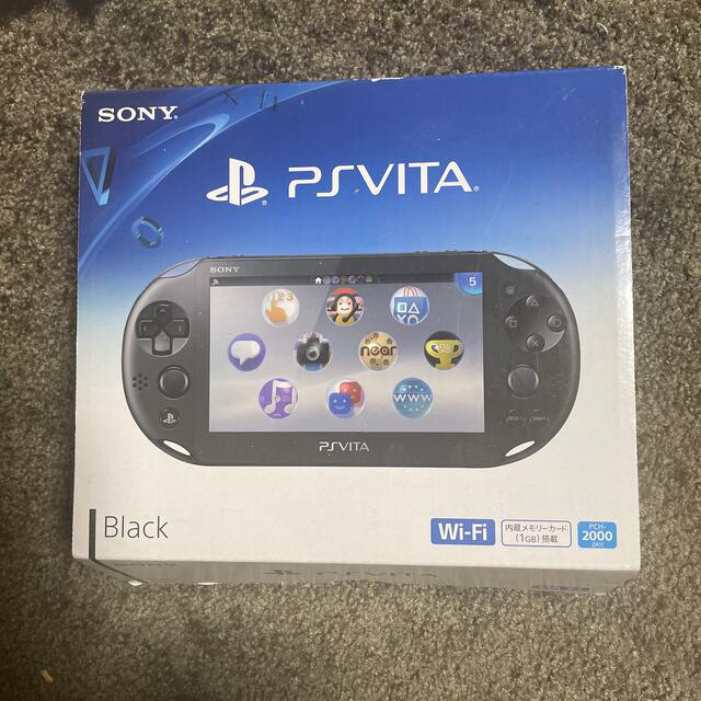 PlayStation Vita(プレイステーションヴィータ)のSONY PlayStationVITA 本体  PCH-2000 ZA11 エンタメ/ホビーのゲームソフト/ゲーム機本体(携帯用ゲーム機本体)の商品写真