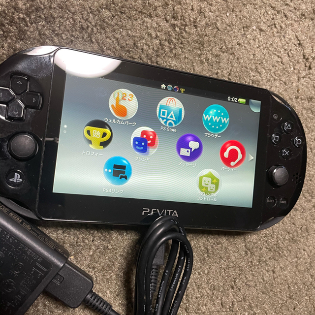 PlayStation Vita(プレイステーションヴィータ)のSONY PlayStationVITA 本体  PCH-2000 ZA11 エンタメ/ホビーのゲームソフト/ゲーム機本体(携帯用ゲーム機本体)の商品写真