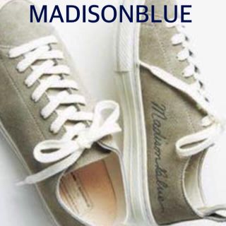 マディソンブルー(MADISONBLUE)の【MADISONBLUE 】buddyコラボ ローカットスニーカー/24.5cm(スニーカー)