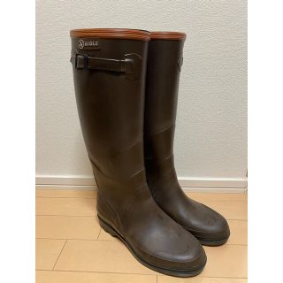 エーグル(AIGLE)のふじきちゃん様専用　　　AIGLE レインブーツ　24.5cm〜25cm(39)(長靴/レインシューズ)