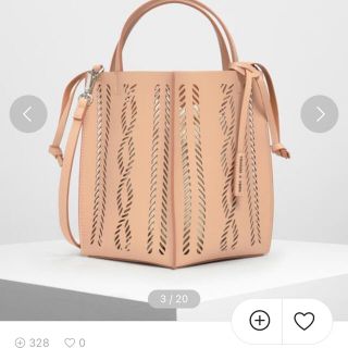 チャールズアンドキース(Charles and Keith)の⚠️KIKI様専用セミシースルーバケツバック👜(ショルダーバッグ)