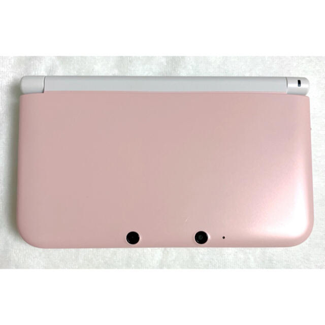 ニンテンドー 3DS LL : ピンク×ホワイト 本体＋充電器