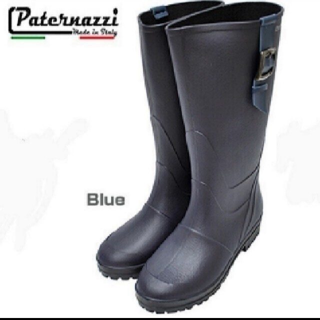 【23.5cm】PATERNAZZI パテルナッツィ/ロングレインブーツ/ブルー レディースの靴/シューズ(レインブーツ/長靴)の商品写真