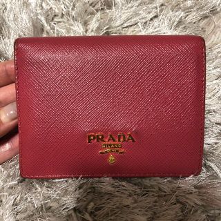 プラダ(PRADA)のむくごう様専用値下げ！！PRADA プラダ　お財布　折り財布　ピンク(財布)