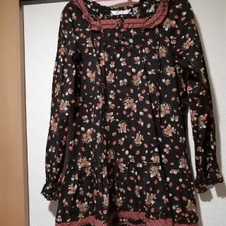 ピンクハウス(PINK HOUSE)ののん様専用、ピンクハウス苺ブラウス(シャツ/ブラウス(長袖/七分))