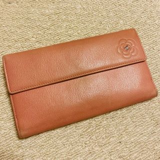 シャネル(CHANEL)のCHANEL シャネル　長財布　カメリア　ピンク　ロングウォレット(財布)