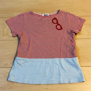 ファミリア(familiar)のricecake様専用　120㎝　ファミリアボーダーカットソーTシャツメガネ(Tシャツ/カットソー)