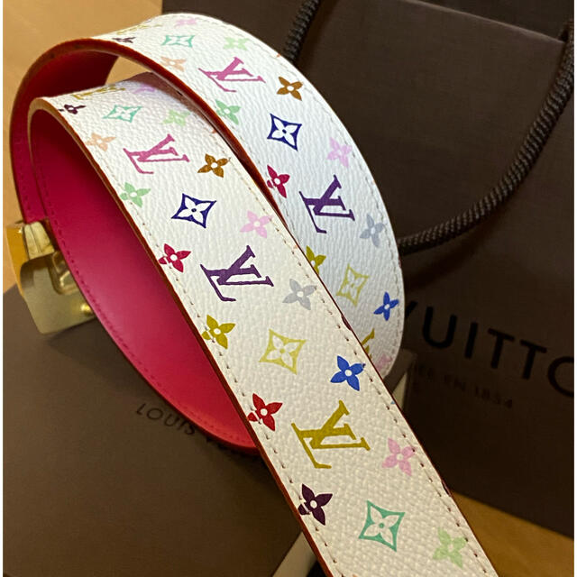 LOUIS VUITTON(ルイヴィトン)のルイヴィトン　マルチカラーベルト レディースのファッション小物(ベルト)の商品写真