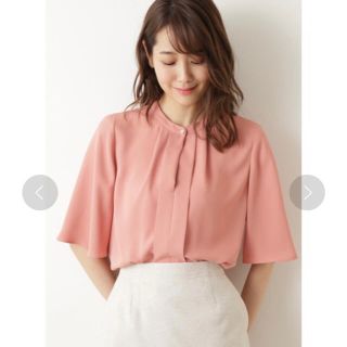 ナチュラルビューティーベーシック(NATURAL BEAUTY BASIC)のナチュラルビューティベーシック　フロントタックブラウス(シャツ/ブラウス(半袖/袖なし))