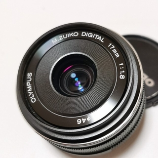 オリンパス(OLYMPUS)のOLYMPUS  M.ZUIKO DIGITAL 17mm F1.8 ブラック(レンズ(単焦点))