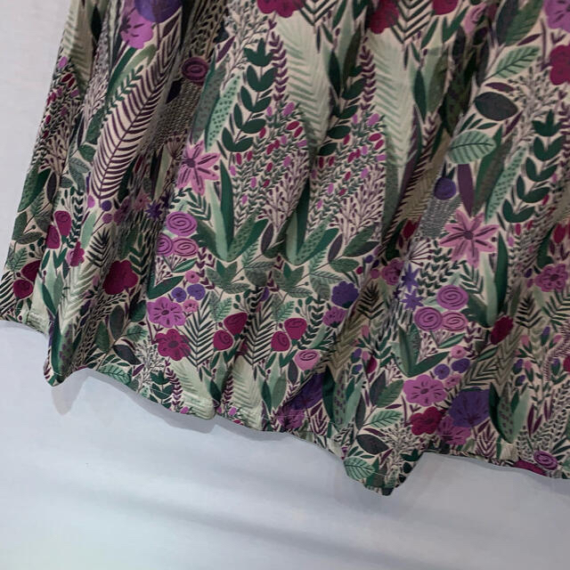 ボタニカル　ジャガードスカート レディースのスカート(ひざ丈スカート)の商品写真