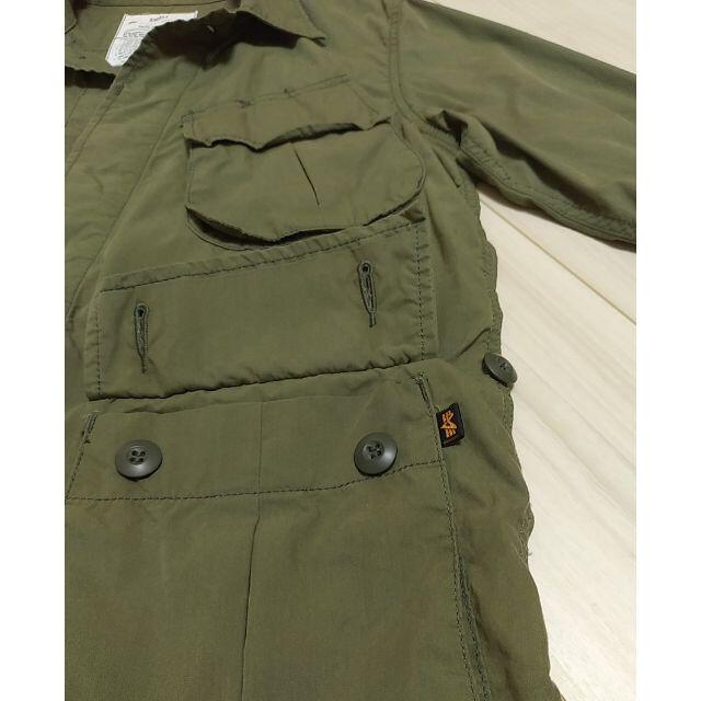 ALPHA INDUSTRIES(アルファインダストリーズ)の【ALPHA】アルファインダストリーズ★ファティーグジャケット美品Sサイズ メンズのジャケット/アウター(ミリタリージャケット)の商品写真