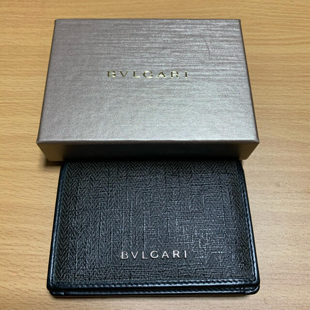 BVLGARI(ブルガリ)のBVLGARI 名刺入れ　カードケース　ブルガリ　パスケース　美品 メンズのファッション小物(名刺入れ/定期入れ)の商品写真