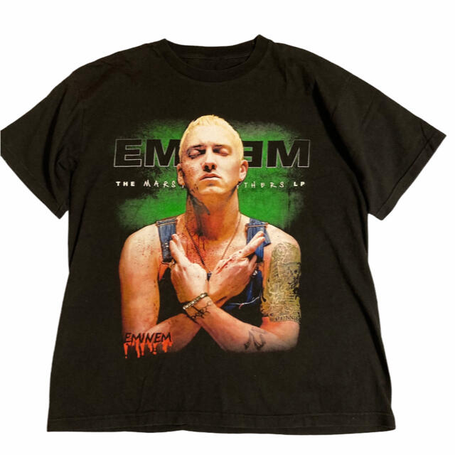 エムネム プリント Tシャツ 8Mile ヒップホップ 大判プリント