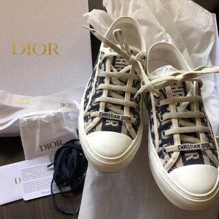 クリスチャンディオール(Christian Dior)の国内百貨店購入　ディオール　オブリーク　スニーカー　36.5(スニーカー)